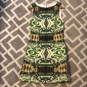 Alice + Olivia Dresses - Alice and Olivia green patterned cocktail dress Alice + Olivia Dresses - Alice and Olivia green patterned cocktail dress